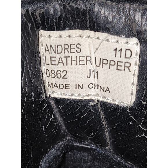 Polo Ralph Lauren 11D Andreas Distress Grunge Leather Combat Farmcore Work Boot - Picture 8 of 8